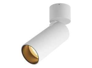 0702999498775 - Esip - led Deckenstrahler Aufbauspot Weiß 350° Schwenkbar 90° Faltung Wandspot Strahler Innen 5W 500LM CRI90 Aufbauleuchte Aufbaustrahler Aluminium