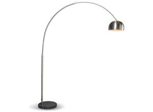 8718881033735 - Qazqa - Moderne Bogenlampe Stahl verstellbar - Grande - Stahl