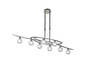 8435153218002 - Inspired Lighting - Inspired Mantra - Loop - Teleskop 8 Light G9 eco Line Chrom poliert