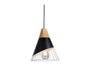 8435427130047 - Barcelona Led - Skandi Hängeleuchte ador aus Metall und Holz - schwarz