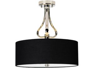 5024005314110 - Elstead Lighting BATH-FALMOUTH-SF-PC Deckenleuchte Falmouth 3xG9 Chrom poliert schwarz H425cm L40cm B40cm IP44 3000K