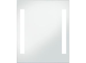 8719883553856 - Vidaxl - Badezimmer-Wandspiegel Badspiegel mit LEDs 50x60 cm