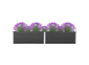 8719883813554 - Bonnevie - Garten-HochbeetBlumenkasten 300 x 50 x 54 cm wpc Grau vidaXL