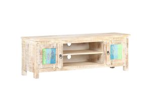 8720286060520 - Bonnevie - TV-SchrankTV-Möbel 120x30x40 cm Raues Akazienholz vidaXL