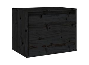 8720286840351 - Bonnevie - Wandschrank Badschrank Schwarz 45x30x35 cm Massivholz Kiefer vidaXL 8720286840351 - Bonnevie - Wandschrank Badschrank Schwarz 45x30x35 cm Massivholz Kiefer vidaXL