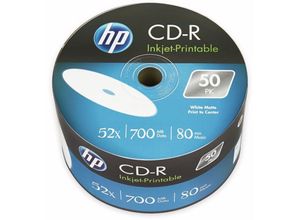 4710212142233 - Hewlett Packard - hp cd-r 80Min 700MB 52x Bulk-Pack 50 CDs bedruckbar