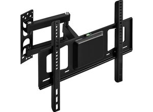 4260517466324 - TV Wandhalterung neigbar schwenkbar für 26 (66cm) - 55 (140cm) VESA max 400x400 bis 60kg - schwarz