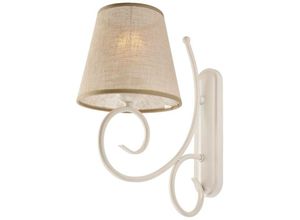 5907687427524 - Lamkur Lighting - Lamkur 27524 Wandleuchte lorenzo WEIß E27 L31cm H35cm dimmbar