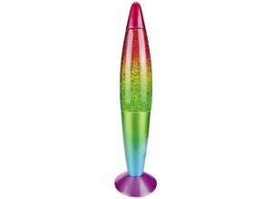 5998250370088 - 7008 Stehleuchte Lavalampe Glitter Rainbow aus Metall u Glas mehrfärbig B86cm H347cm - Rabalux