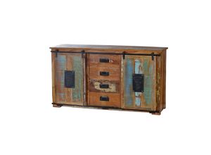 4059865162985 - Sideboard Jupiter Altholz Kommode Wohnzimmer Esszimmer Schubladen Schrank