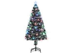 8719883667959 - Vidaxl - Weihnachtsbaum mit Beleuchtung und Ständer 120 cm Glasfaser Grün