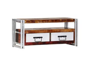 8719883550015 - Bonnevie - TV-SchrankTV-Möbel 90x30x40 cm Altholz Massiv vidaXL