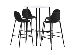 8719883840208 - Vidaxl - 5-tlg Bar-Set Stoff Schwarz Schwarz