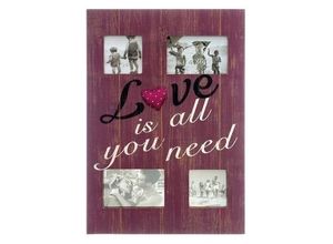 4250965940989 - Holz Fotorahmen Love is all you need