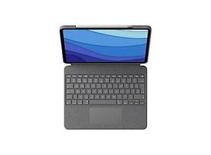 5099206095700 - Combo Touch - Tastatur und Foliohülle - mit Trackpad - hintergrundbeleuchtet - Apple Smart connector - QWERTZ - Schweiz - Oxford Gray - für Apple 129 iPad Pro (5 Generation)