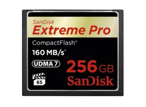 0619659102548 - SANDISK Speicherkarte CF Extreme Pro Speicherkarten Gr 256 GB schwarz Speicherkarten