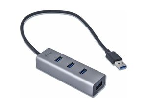 8595611702259 - Itec - i-tec usb-a hub 4 port usb 30 Metall passiv (U3HUBMETAL403)