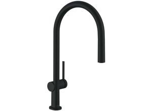 4059625255353 - M54 - Spültischarmatur Talis mit ausziehbarer Brause sBox schwarz matt 72803670 - Hansgrohe