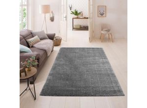 4058166281050 - HOME DELUXE - Hochflor Teppich SOFI Farbe Dunkelgrau Größe 300 x 200 cm Teppich Hochflorteppich Flor Wohnzimmer