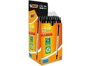 3086123175884 - Kugelschreiber ECOlution Clic Stic transparent schwarz Mine 04mm Schreibfarbe schwarz 3086123175884 BIC