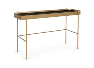 8051836159433 - Iperbriko - Rashida Oro Konsole mit Glasplatte 120x43 cm 8051836159433 - Iperbriko - Rashida Oro Konsole mit Glasplatte 120x43 cm