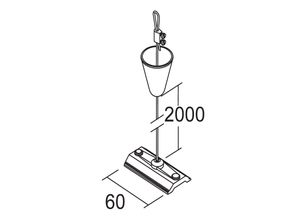 8019162021725 - Seilabhängung 2 Meter schwarz