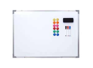 4057651138909 - Whiteboard HHG-831 Magnettafel Memoboard Pinnwand inkl Zubehör 60x45cm - white