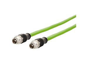 4250184152705 - Connect 142M2X11010 M12 Netzwerkkabel Patchkabel CAT 6a S FTP 100 m Grün PUR-Mantel Säurebeständig Ozonbeständig UV-Beständig Schleppkettenfähig