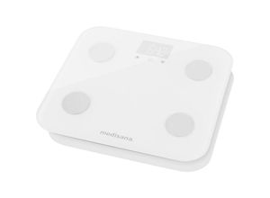 4015588405013 - Bs 600 WiFi Körperanalysewaage Wägebereich (max)=150 kg Weiß Mit Bluetooth - Medisana