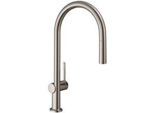 4059625255377 - M54 - Spültischarmatur Talis mit ausziehbarem Auslauf Edelstahl 72802800 - Hansgrohe