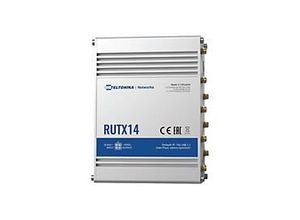 4251877169284 - RUTX14 - Wireless Router - WWAN - 5-Port-Switch - GigE Wi-Fi 5 - 80211a b g n ac Wave 2 LTE Bluetooth 40 LE