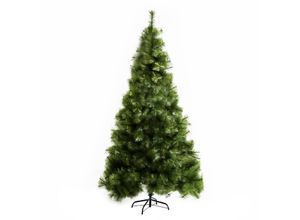 4251774914130 - Künstlicher Weihnachtsbaum 505 dicke und realistische Zweige Die Zweige sind aus PET Grün 90 x 210 cm (ØxH) Weihnachtsbaum Christbaum Weihnachtsdeko