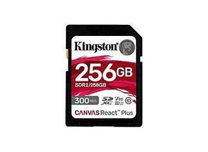 0740617301977 - KINGSTON Speicherkarte Canvas React Plus SD 256GB Speicherkarten Gr 256 GB schwarz