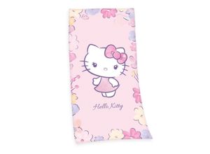 4006891948168 - Hello Kitty Velourstuch Größe 150 x 75 cm