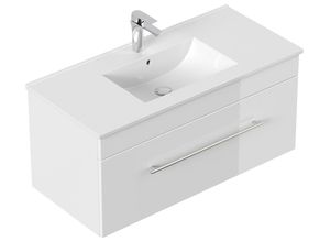 4251461507256 - POSSEIK Waschbecken mit Unterschrank VIVA 100 weiß 1000 x 460 x 480 cm