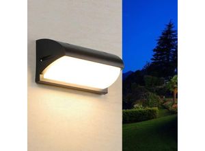 7427245548662 - Silamp - led -Wandleuchte 30W schwarzer IP65 - Schwarz