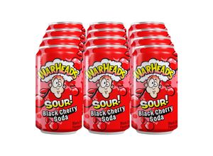 0850035248676 - Warheads Soda Sour Black Cherry 033 Liter Dose 12er Pack