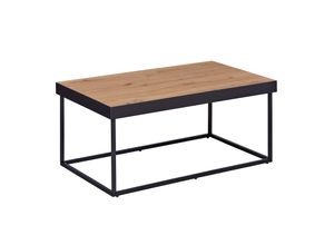 4010340342308 - Couchtisch Sofatisch Passione - schwarz und eiche artisan nachbildung