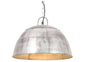 8720286024256 - Vidaxl - Hängelampe Vintage Industriestil 25 w Silbern Rund 41 cm E27 Silber