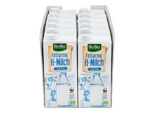 4316268606646 - BioBio H-Milch 15 % 1 Liter 12er Pack