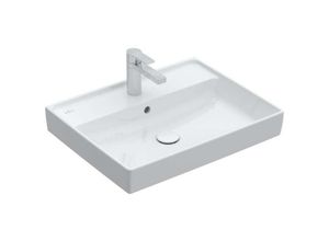 4051202864040 - Villeroy&boch - Collaro Waschbecken 600 x 470 mm mit Überlauf geschliffen 4A336G Farbe Weiß Ceramicplus - 4A336GR1