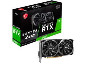 4711377084796 - GeForce rtx 3050 Ventus 2X xs 8G oc Grafikkarte - 1x DisplayPort 1x hdmi 21 1x dvi-d (V809-4266R) - MSI 4711377084796 - GeForce rtx 3050 Ventus 2X xs 8G oc Grafikkarte - 1x DisplayPort 1x hdmi 21 1x dvi-d (V809-4266R) - MSI