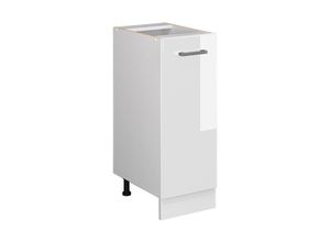 4066731396375 - Apothekerschrank R-Line Weiß Hochglanz 30 cm AP Eiche Vicco 4066731396375 - Apothekerschrank R-Line Weiß Hochglanz 30 cm AP Eiche Vicco