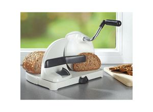 4008838008676 - Brotschneidemaschine Handkurbel Wurstschneider Brot Retro Scheiben Küchen - weiss - Wenko