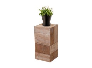 4057651269849 - Blumentisch MCW-A15 Blumensäule Blumenständer Tanne Holz rustikal massiv FSC-zertifiziert ~ 60cm