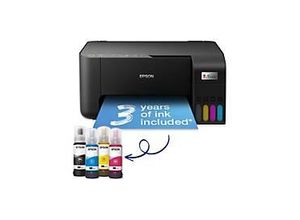 8715946684109 - EcoTank ET-2810 - Multifunktionsdrucker - Farbe - Tintenstrahl - refillable - A4 (Medien) - bis zu 10 Seiten Min (Drucken) - 100 Blatt - USB Wi-Fi - Schwarz (C11CJ67403)