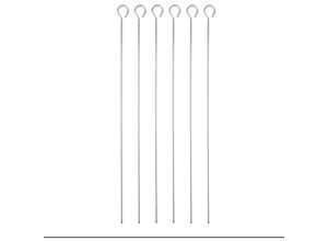 5057982102890 - Set of 6 Spieße zum Grillen aauf dem Grill 40cm - Masterclass