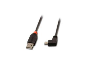 4002888319720 - USB-Kabel usb 20 usb-a Stecker USB-Mini-B Stecker 200 m Schwarz 31972 - Lindy