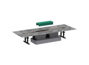 4059625355459 - UBox universal - Komplettset für Standardinstallation 700 für Duschrinnen Fertigsets Edelstahl 56023180 - Hansgrohe