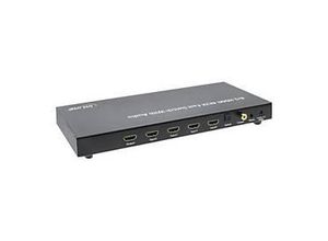 4043718232017 - 4x1 HDMI Fast Switch with Audio - Video Audio-Schalter - 4 x HDMI - Desktop